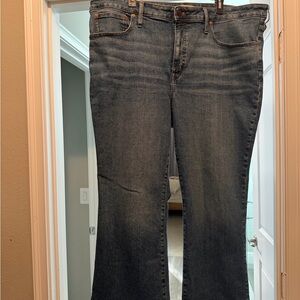 Madewell Dark Blue Boot Cut Jeans